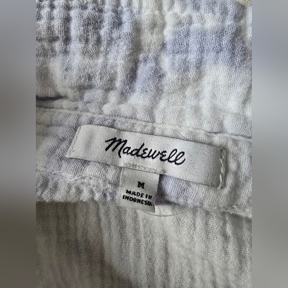 Madewell Tie-Dye Button-Up Women's Top - Picture 9 of 10